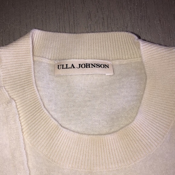 ULLA JOHNSON sweater bow cream Size S - Picture 12 of 13